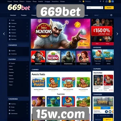 Interface do usuário do site 669bet é intuitiva